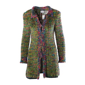 Chanel Runway Fantasy Rainbow Wool Jacket -'90s