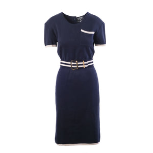 Chanel Back Button Knit Dress - '90s