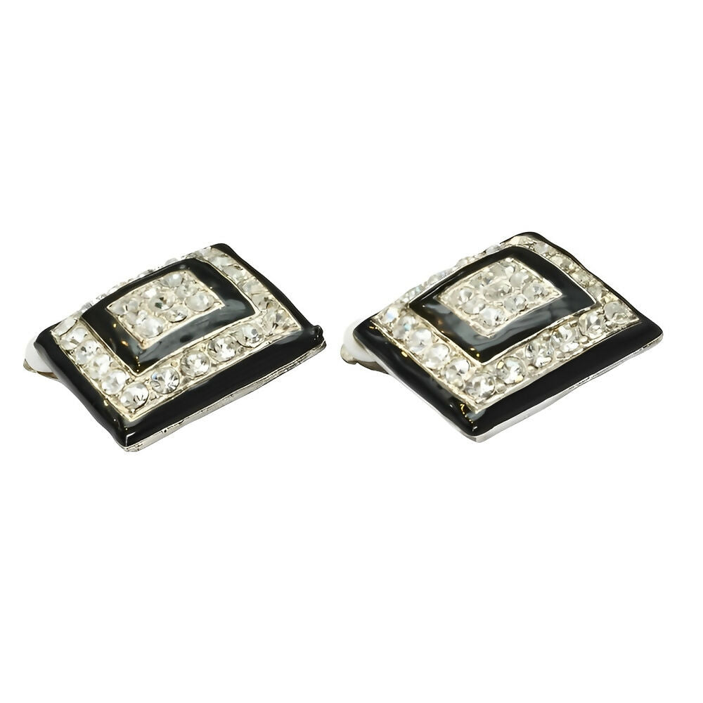 silver-tone-black-enamel-and-rhinestone-clip-on-statement-earrings-3p