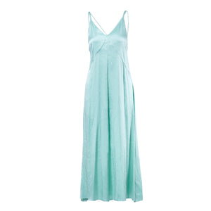 Forte Forte Mint Green Satin Maxi Slip Dress - '10s