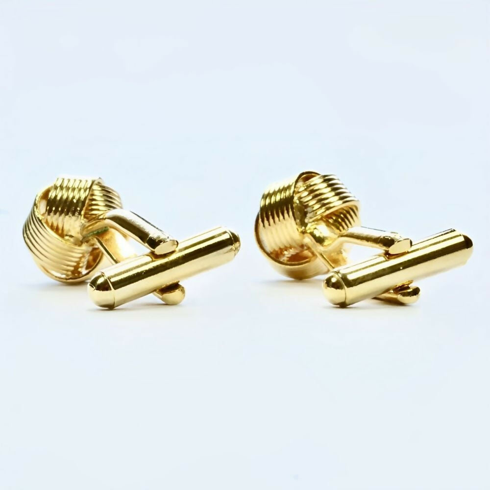 gold-plated-ribbon-twist-cufflinks-3