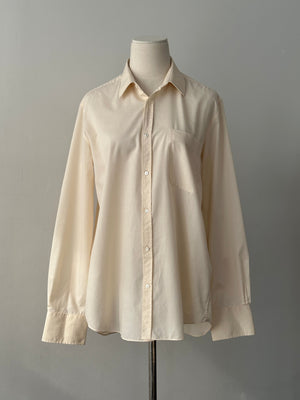 Christian Dior Chemises Paris 1990s Cotton Shirt - M