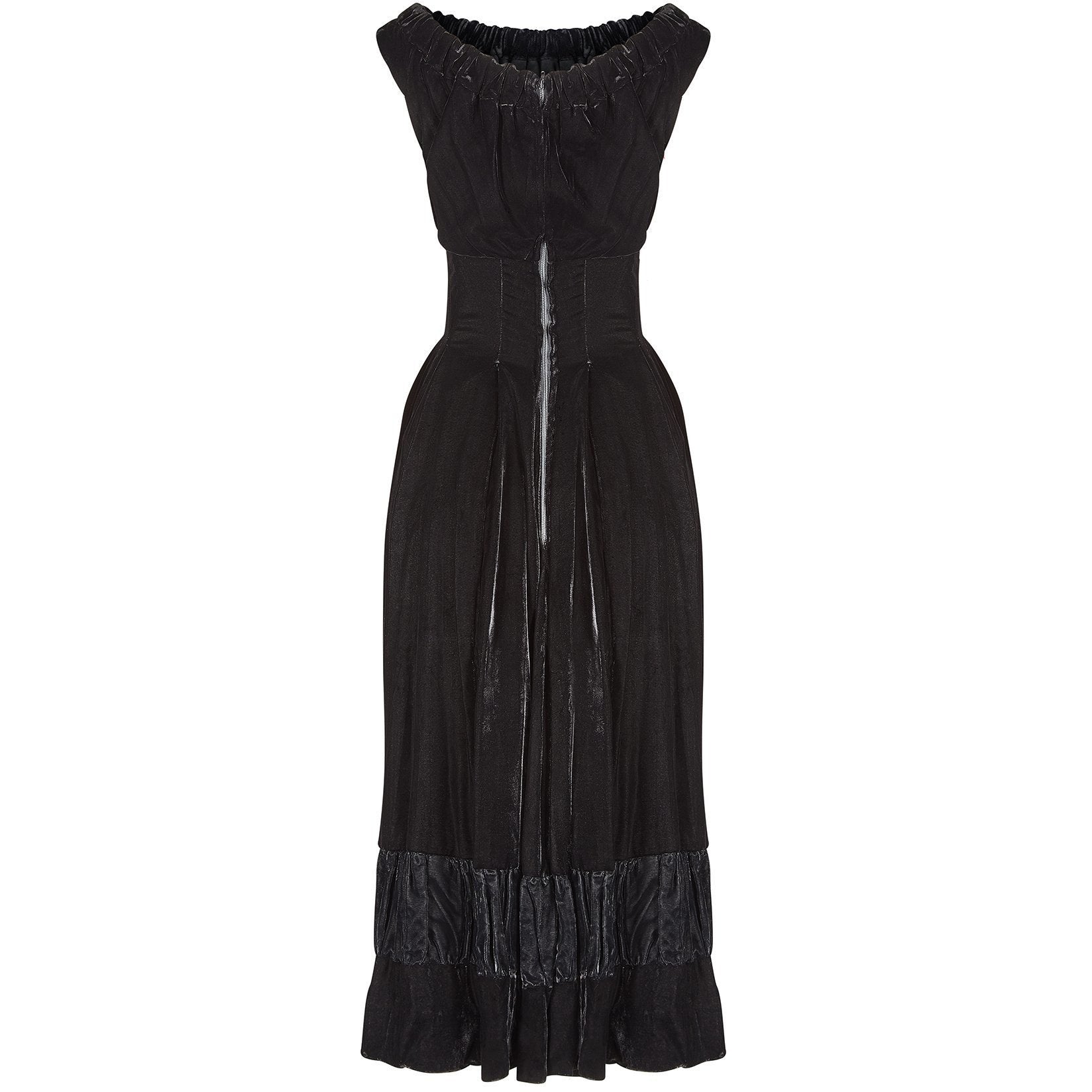 frank usher evening dress Frank Usher Chainmail Sequinned Vintage 80s Evening Party Maxi Dress Ballgown 8 10
