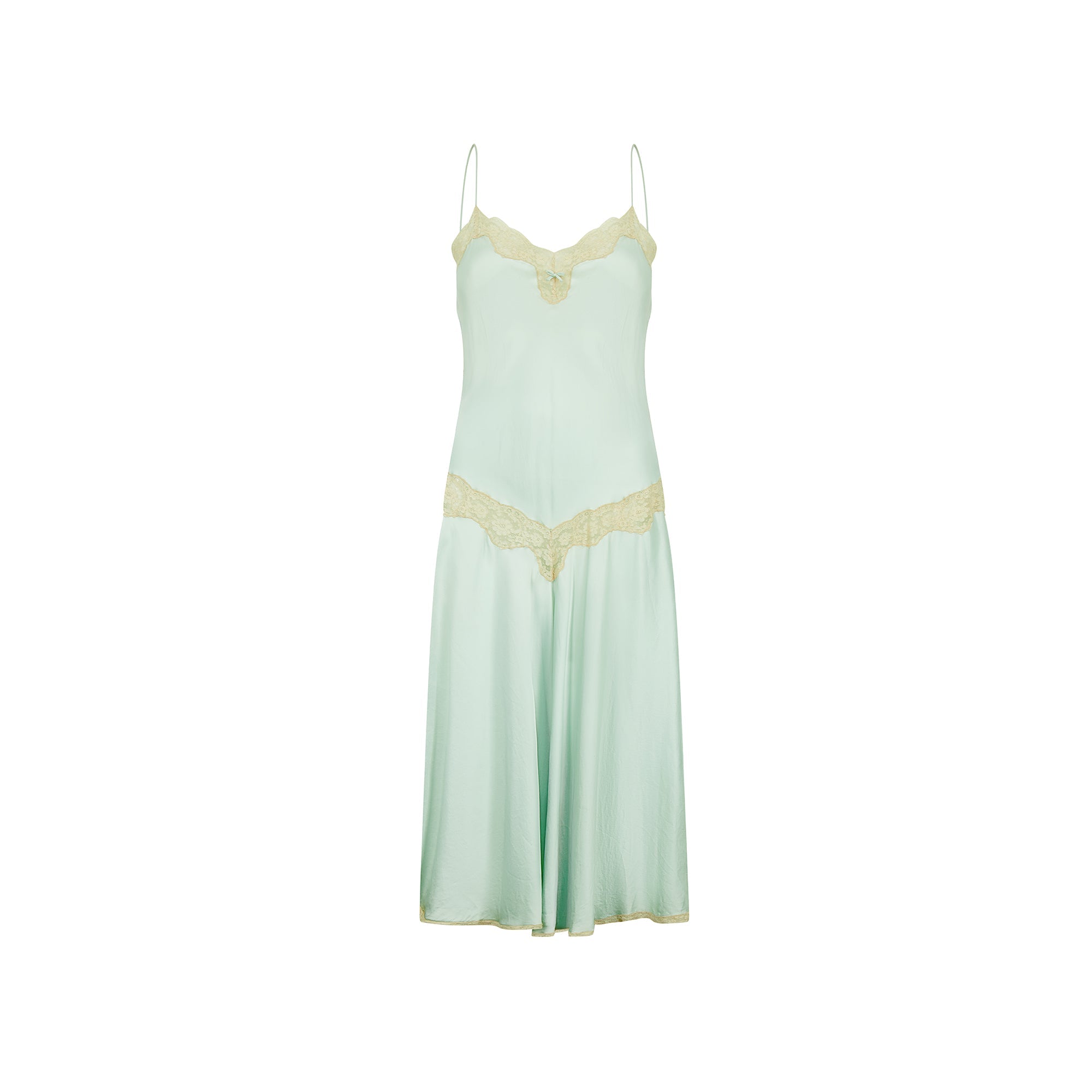 1980s Jenny Dobell Seafoam Green and Lace Slip Dress Peekaboo Vintage Marketplace 1980s Jenny Dobell Seafoam Green and Lace Slip Dress Peekaboo Vintage Marketplace