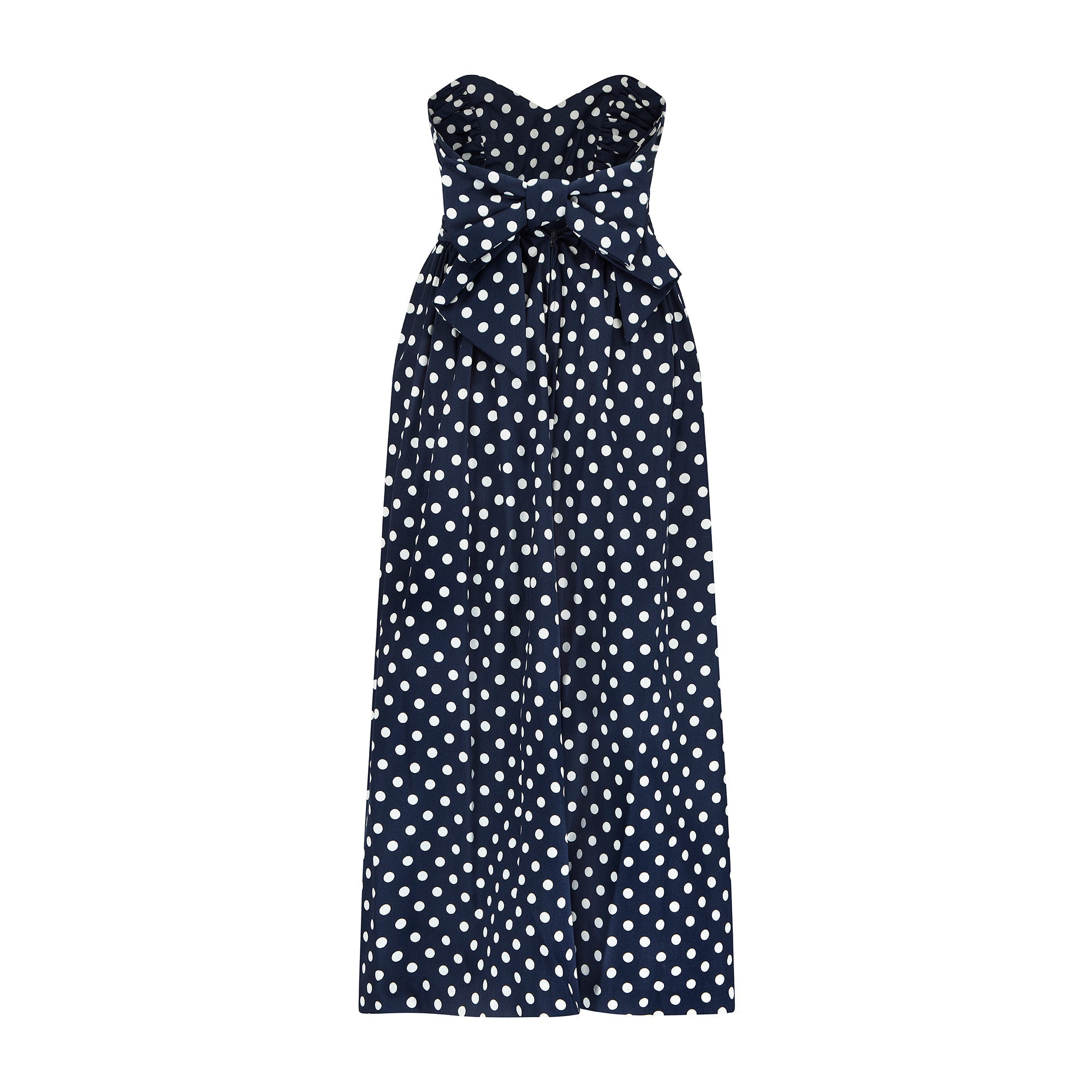 1990s Laura Ashley Navy Polka Dot Strapless Dress Peekaboo Vintage Marketplace 1990s Laura Ashley Navy Polka Dot Strapless Dress Peekaboo Vintage Marketplace