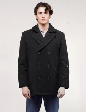 US Naval Service Wool Flannel Peacoat