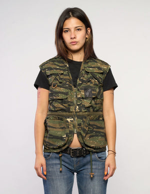 Tactical Gilet Jacket in Tiger Camo