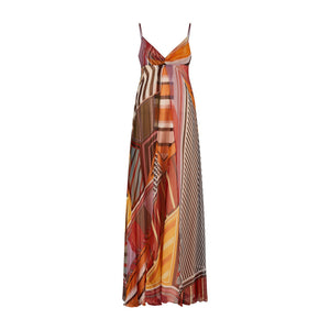 2006 Christian Lacroix Runway Striped Patchwork Dress