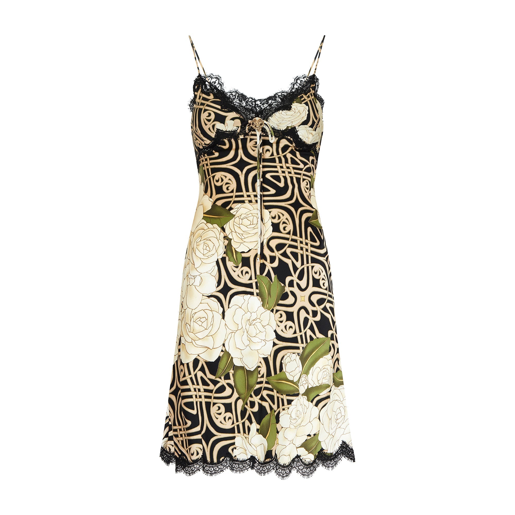 2006 Roberto Cavalli Floral Slip Dress with Cobra Motif – Peekaboo Vintage Marketplace 2006 Roberto Cavalli Floral Slip Dress with Cobra Motif – Peekaboo Vintage Marketplace