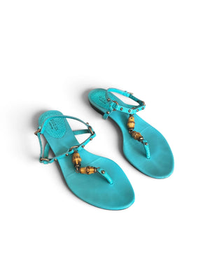 Vintage Gucci Bamboo Thong Sandals – Size 36