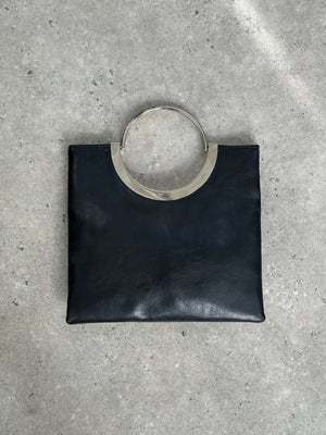 Vintage 1990s Minimal Leather Bag