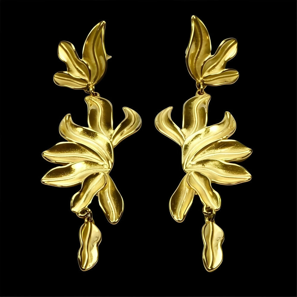 gold-plated-leaf-drop-earrings-4