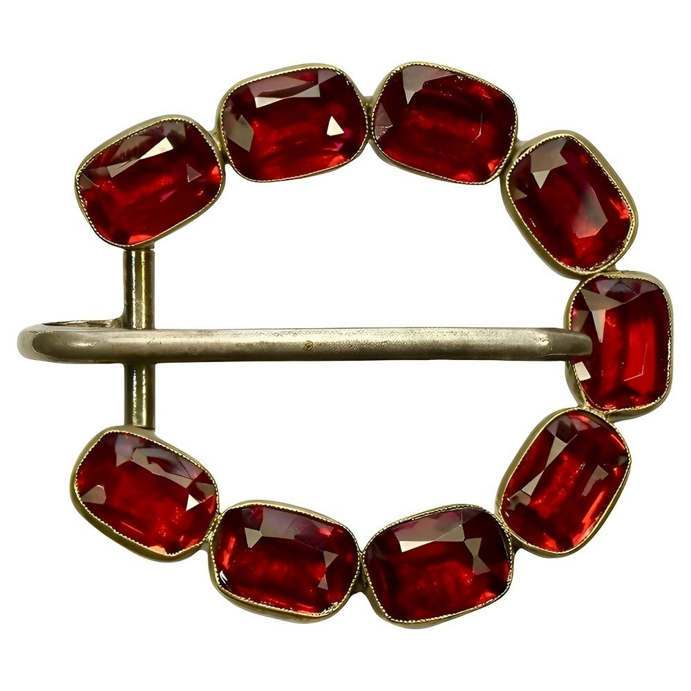 french-art-deco-silver-plated-belt-buckle-with-garnet-glass-stones-1p