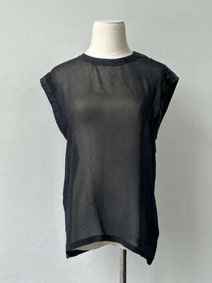 Escada By Margaretha Ley 1990s Pure Silk Sleeveless Top - M
