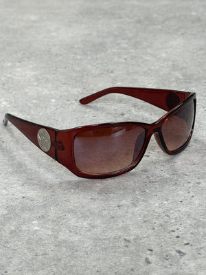 Christian Dior 1990s Star Square Logo Sunglasses