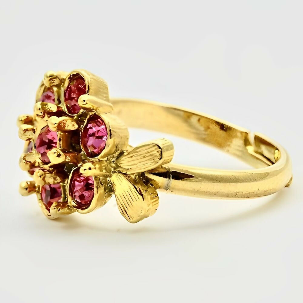 gold-plated-adjustable-multiple-pink-crystals-ring-3z