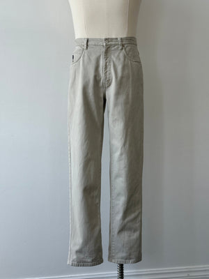 Yves Saint Laurent Pour Homme 1990s Denim Straight Leg Jeans - W30