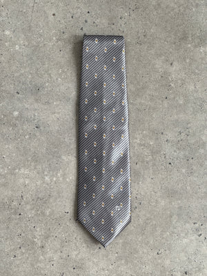 Versace Classic V2 1990s Pure Silk Logo Tie