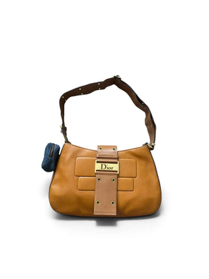 Vintage Christian Dior by John Galliano Columbus Bag with Denim Pouch