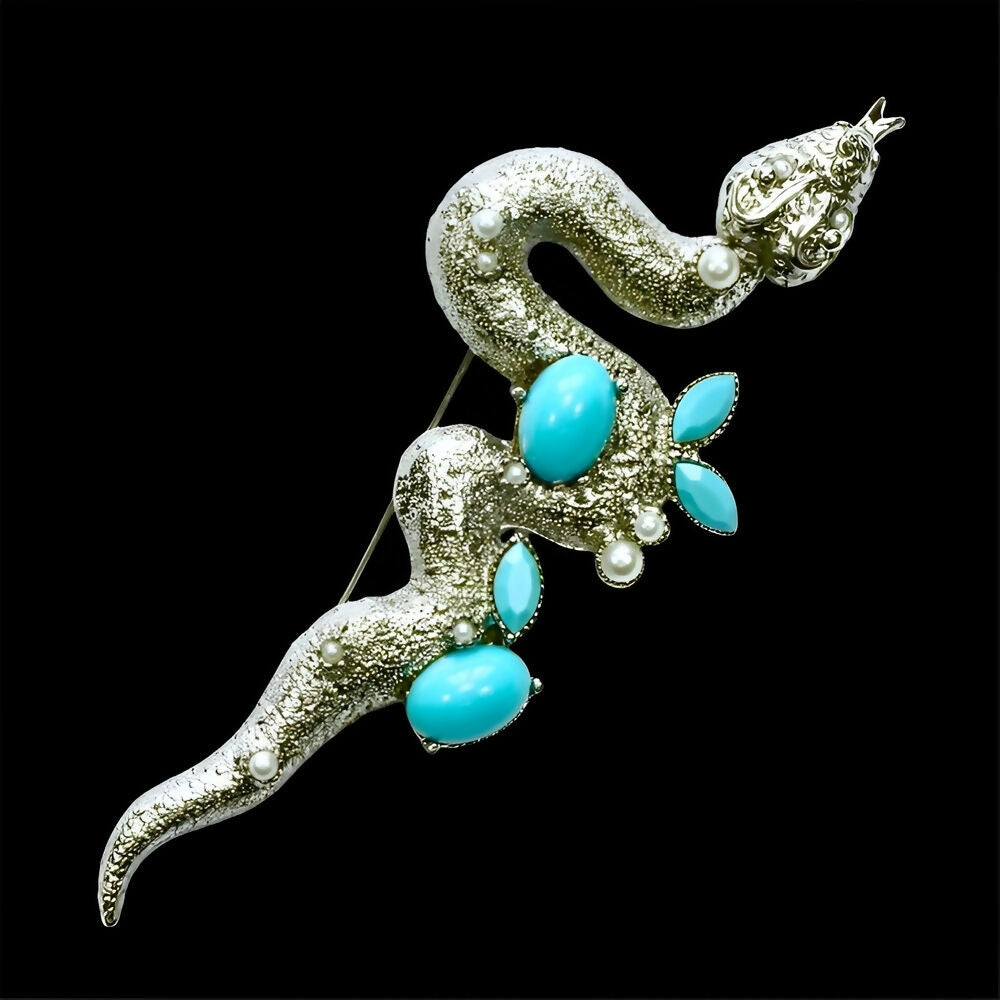 silver-tone-textured-snake-brooch-with-faux-pearl-and-faux-turquoise-detail-6p