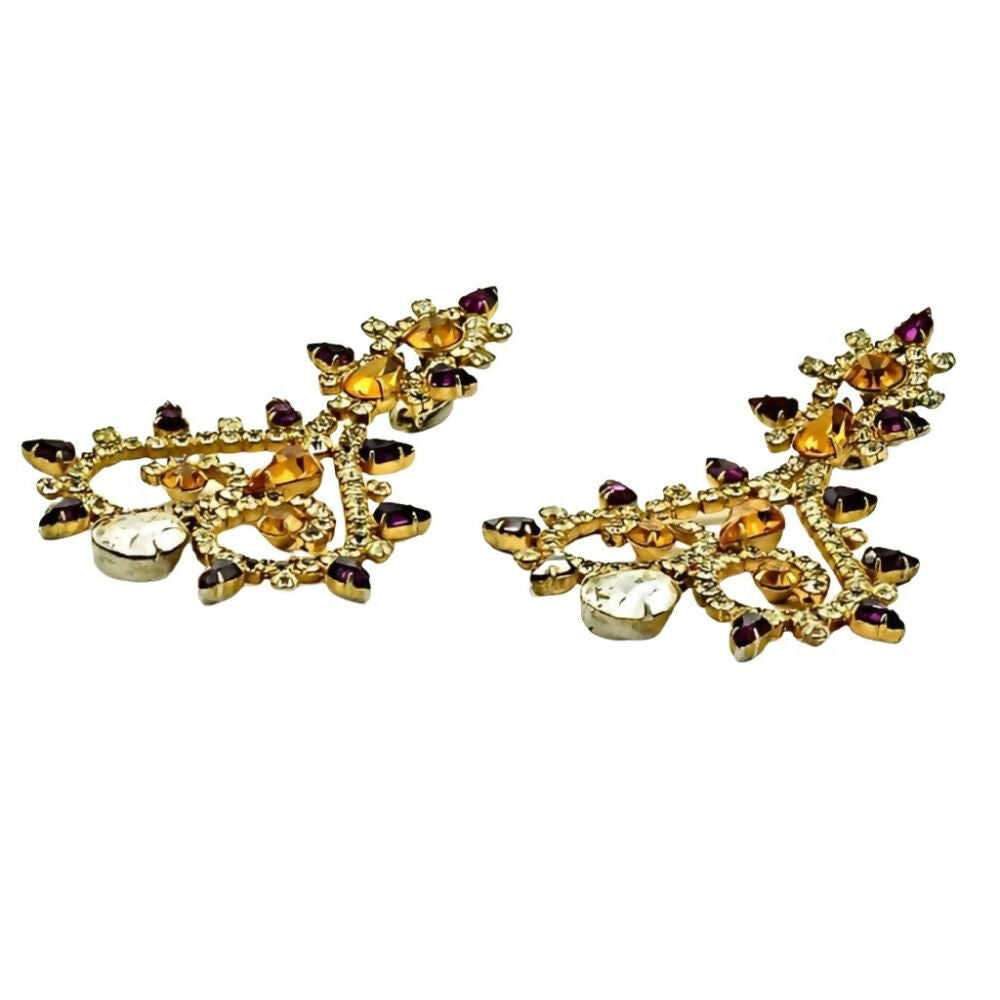 Mimi-diN-Gold-Plated-Rhinestone-Chandelier-Cocktail-Clip-On-Earrings-1960s-6zs