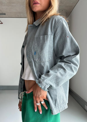 Swedish army jacket paint