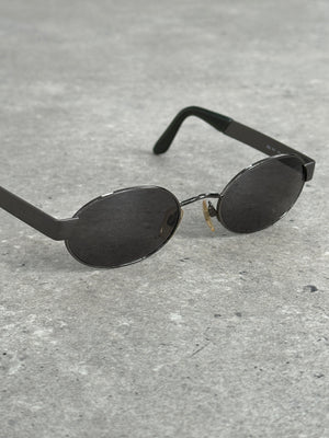 Giorgio Armani 1990s Oval Logo Sunglasses