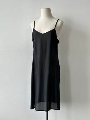 Vintage 2000s Sheer Midi Slip Dress - L