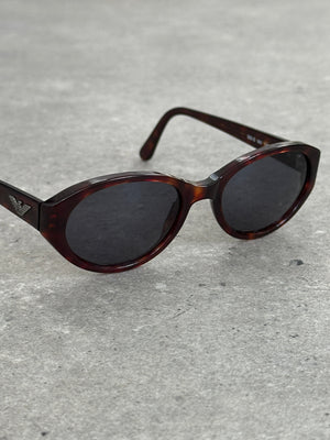 Emporio Armani 2000s Oval Logo Sunglasses