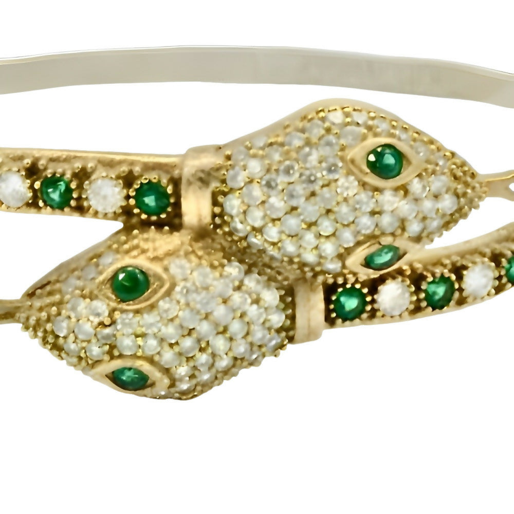 gold-plated-green-and-clear-rhinestone-snake-bracelet-2z(1)