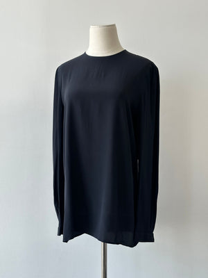 Giorgio Armani 1990s Pure Silk Button Back Shirt - M