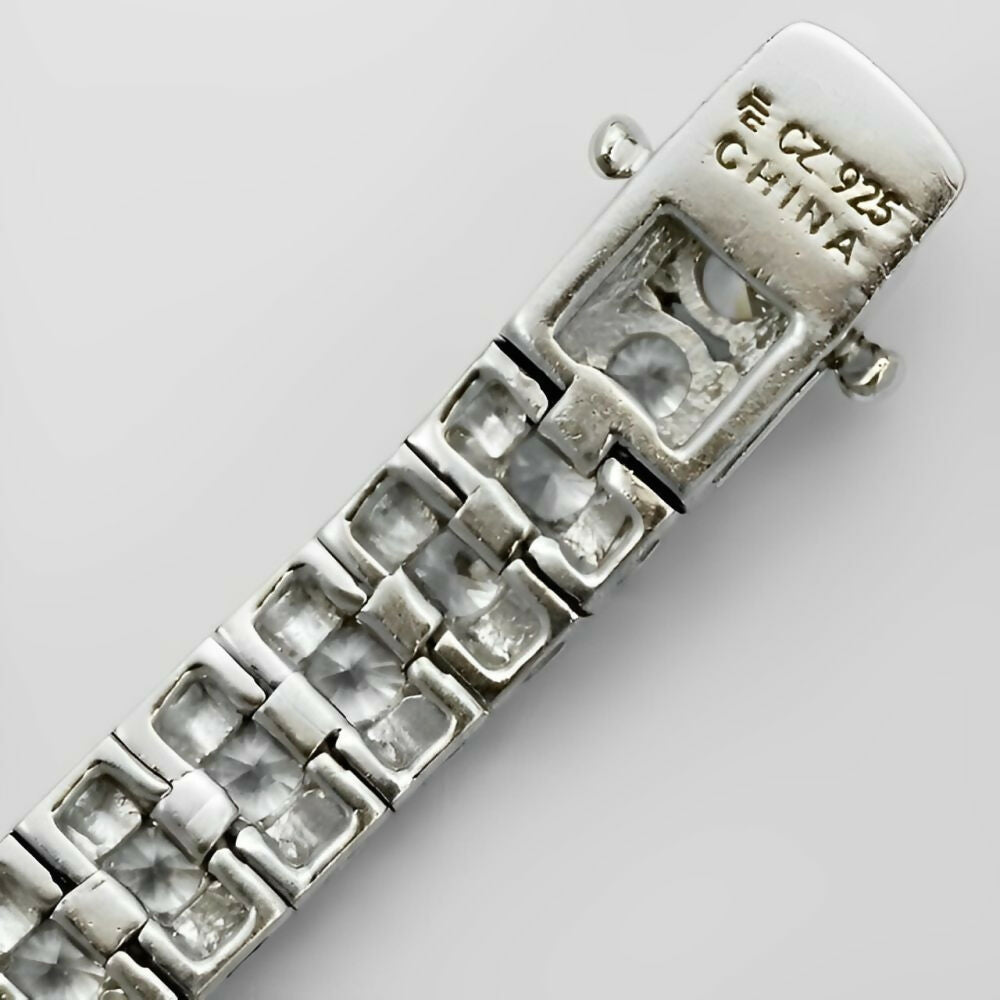 sterling-silver-and-cublc-zirconia-link-bracelet-circa-1980s-4z