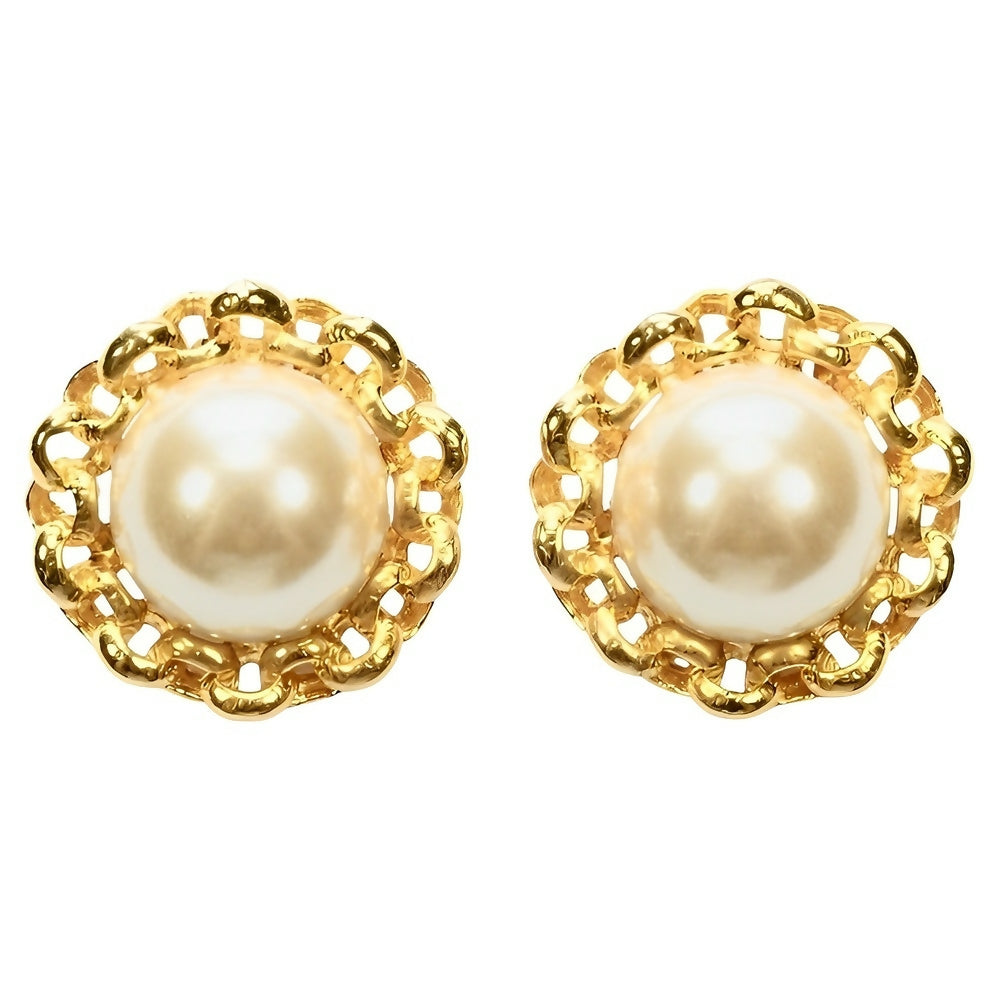 gold-plated-and-faux-pearl-chain-design-clip-on-earrings-circa-1980s-1p