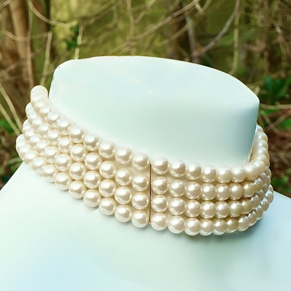 gold-plated-and-four-strand-cream-faux-pearl-choker-necklace-3p