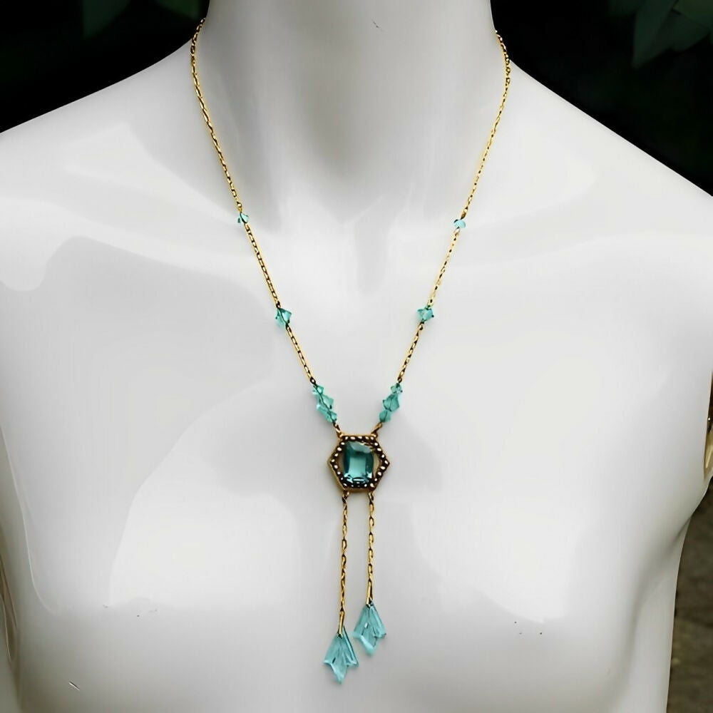 art-deco-gold-plated-marcasite-and-aqua-blue-glass-negligee-necklace-4z