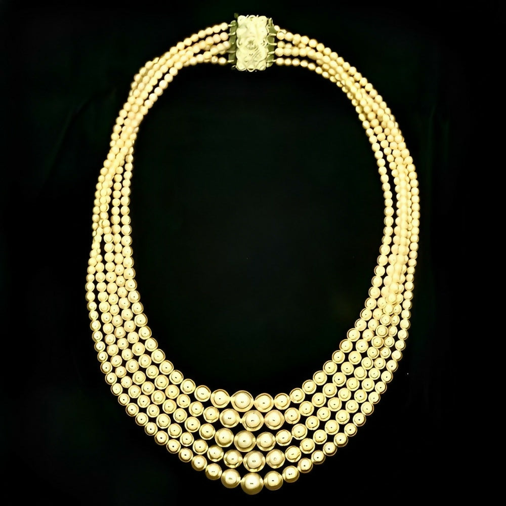 cream-faux-pearl-five-strand-necklace-with-rhinestone-clasp-circa-1950s-6zo