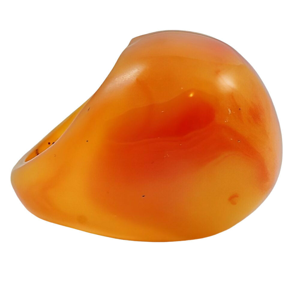 Early-Plastic-Marbled-Butterscotch -Yellow -and-Burnt-Orange-Dome-Ring-2z(1)