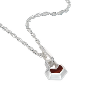 DARYL HEART STERLING SILVER NECKLACE