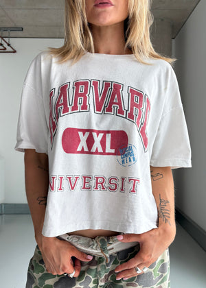 Harvard cropped tee
