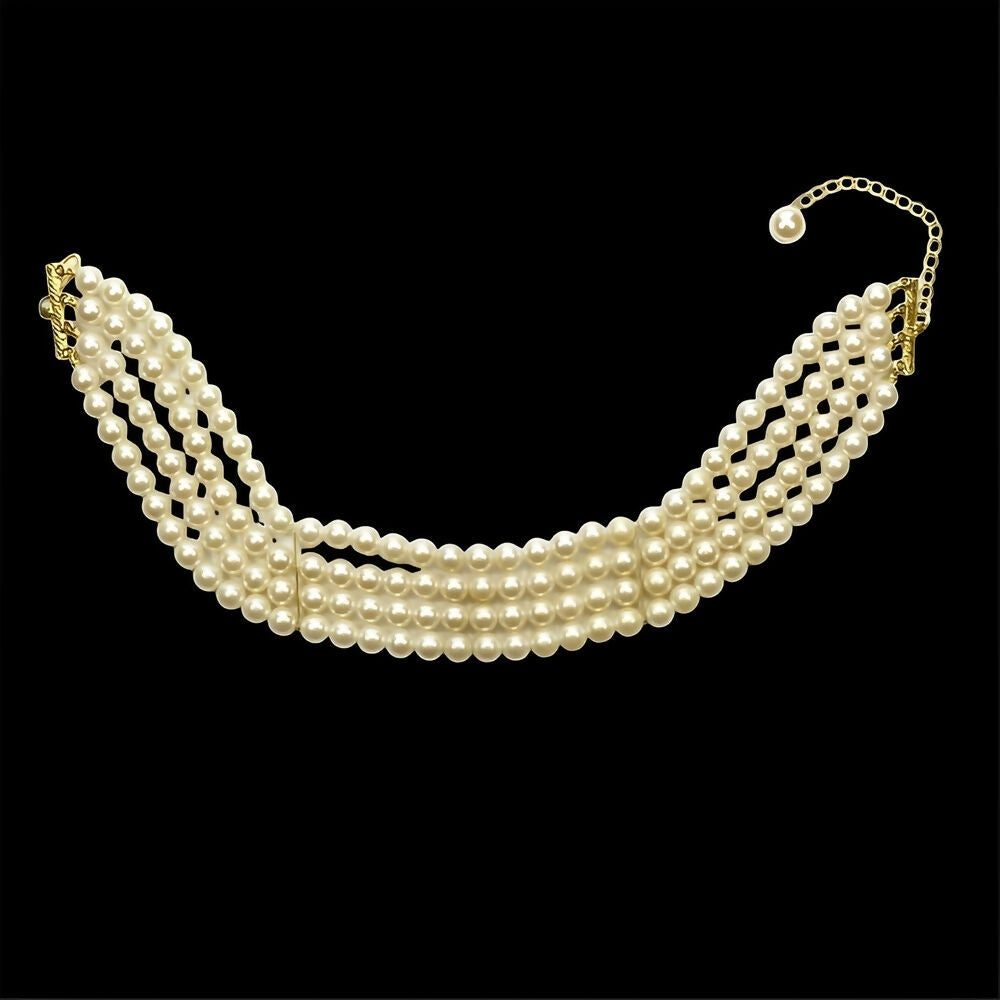 gold-plated-and-four-strand-cream-faux-pearl-choker-necklace-7p