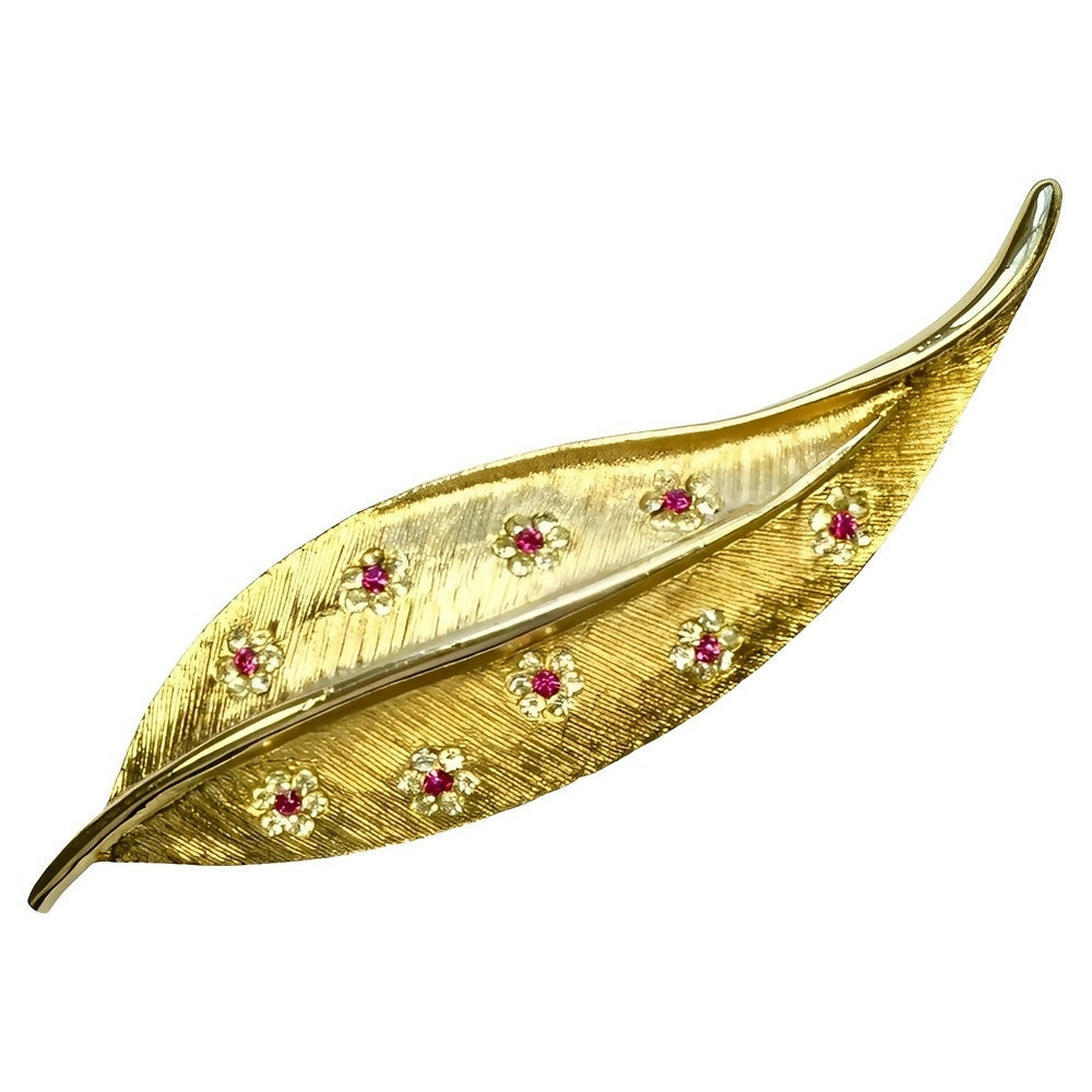gold-plated-leaf-brooch-with-pink-and-clear-rhinestone-flowers-1p