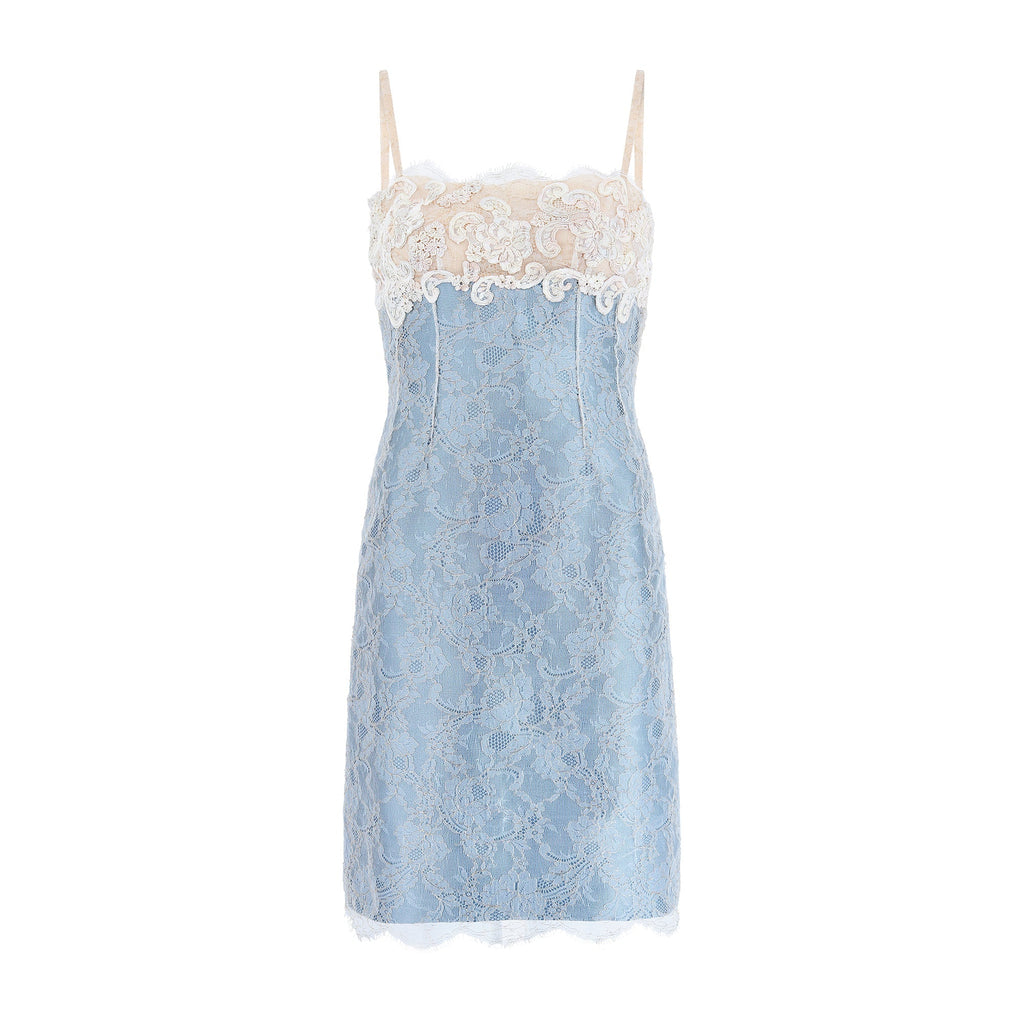 1997 Christian Lacroix Haute Couture Runway Blue Lace Dress and Jacket Peekaboo Vintage Marketplace 1997 Christian Lacroix Haute Couture Runway Blue Lace Dress and Jacket Peekaboo Vintage Marketplace