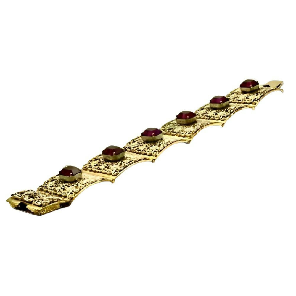 italian-giuliano-fratti-gm-gold-plated-filigree-bracelet-with-mauve-glass-stones-5zs