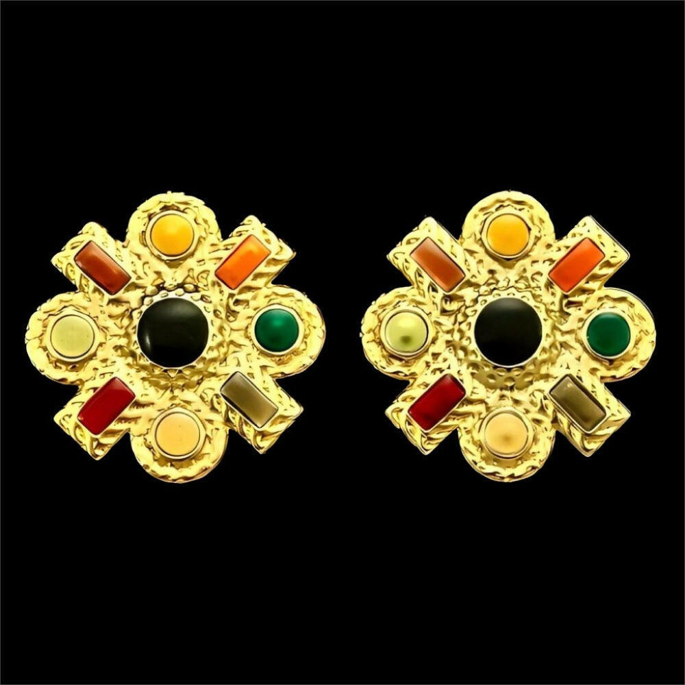 gold-tone-stamped-multi-coloured-clip-on-earrings-4zs