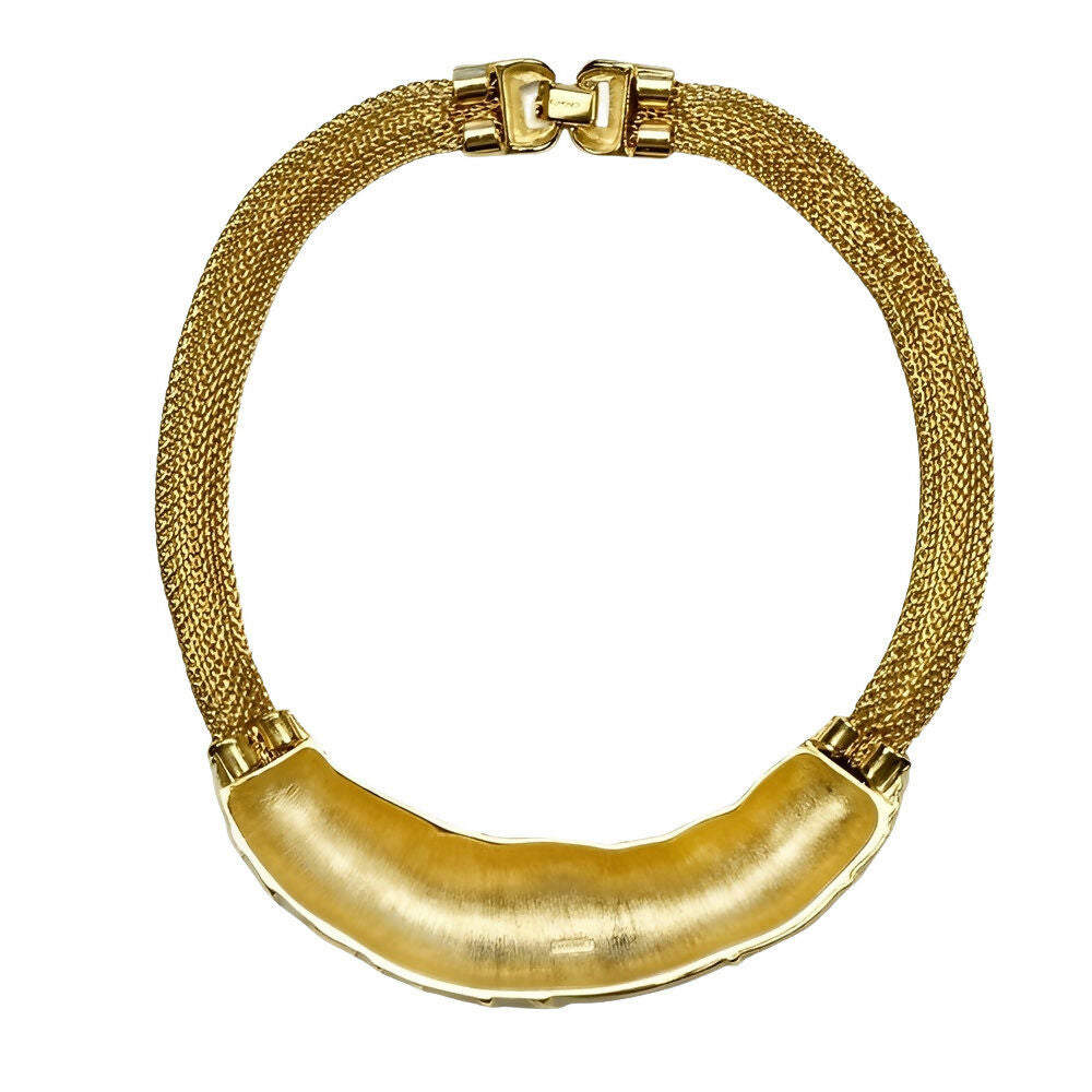 monet-gold-plated-mesh-and-cream-enamel-necklace-and-earrings-set-circa-1980s-4p