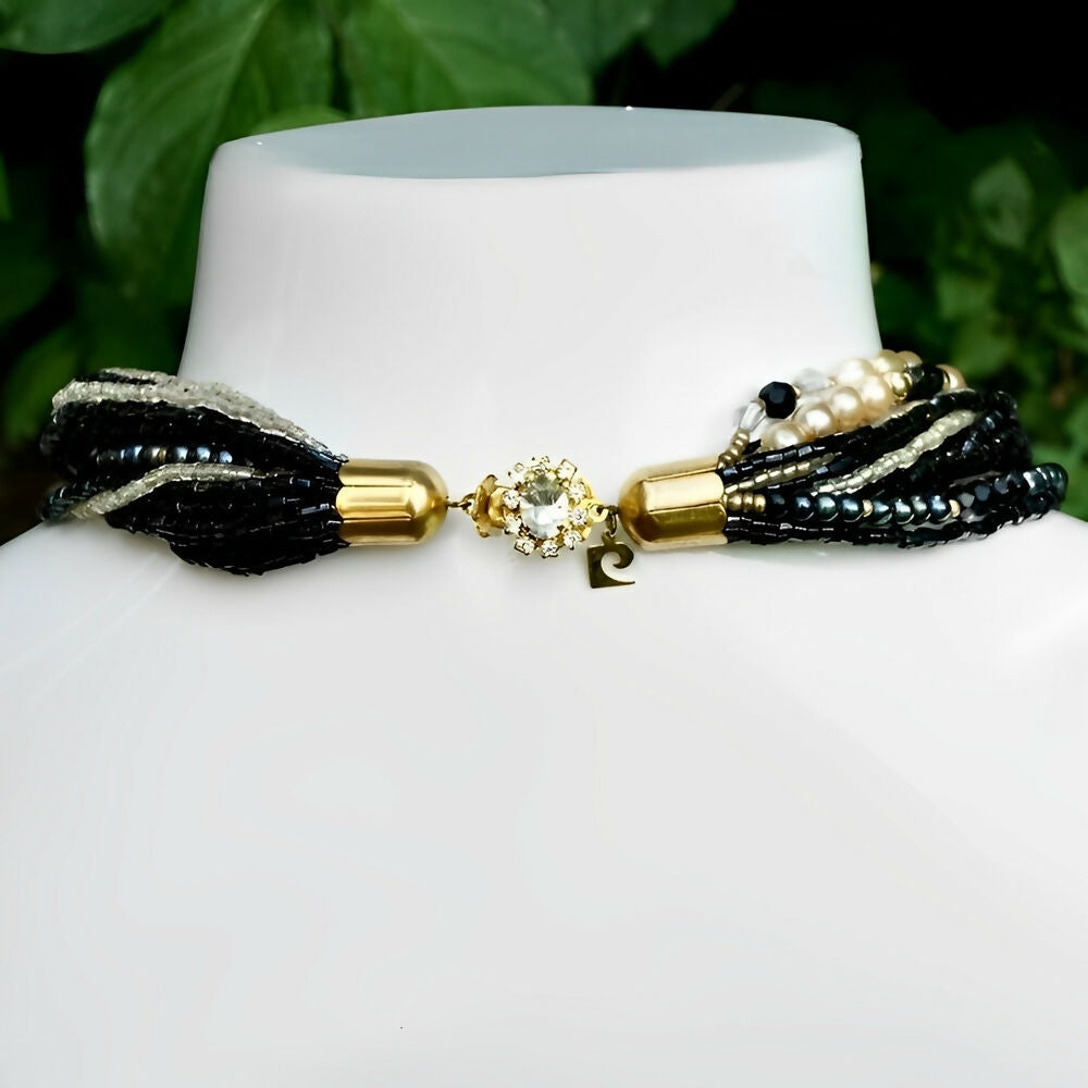 pierre-cardin-gold-tone-and-glass-bead-necklace-with-a-rhinestone-clasp-1980s-6p