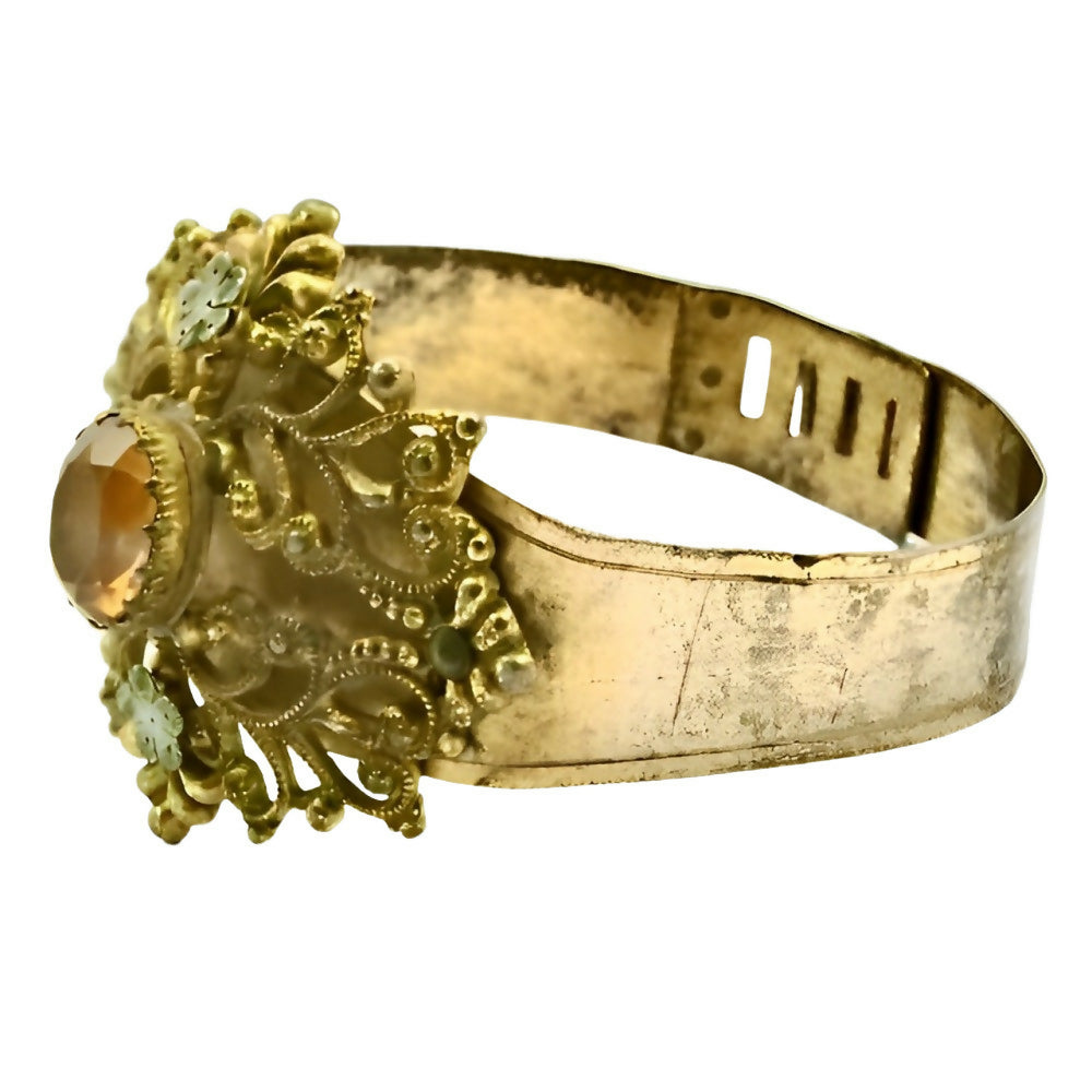 art-deco-gold-plated-filigree-and-amber-paste-stone-bangle-bracelet-circa-1930s-2z(1)