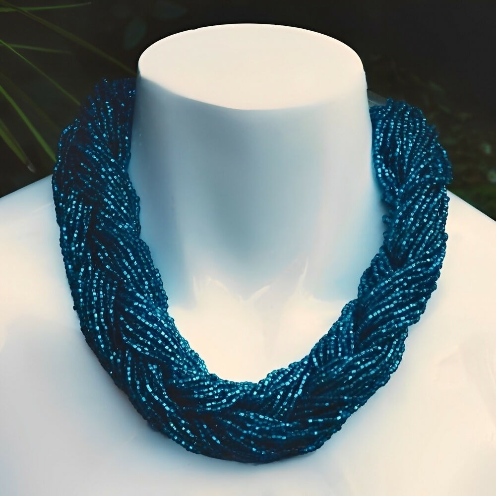 plaited-multi-strand-blue-glass-bead-statement-necklace-2p