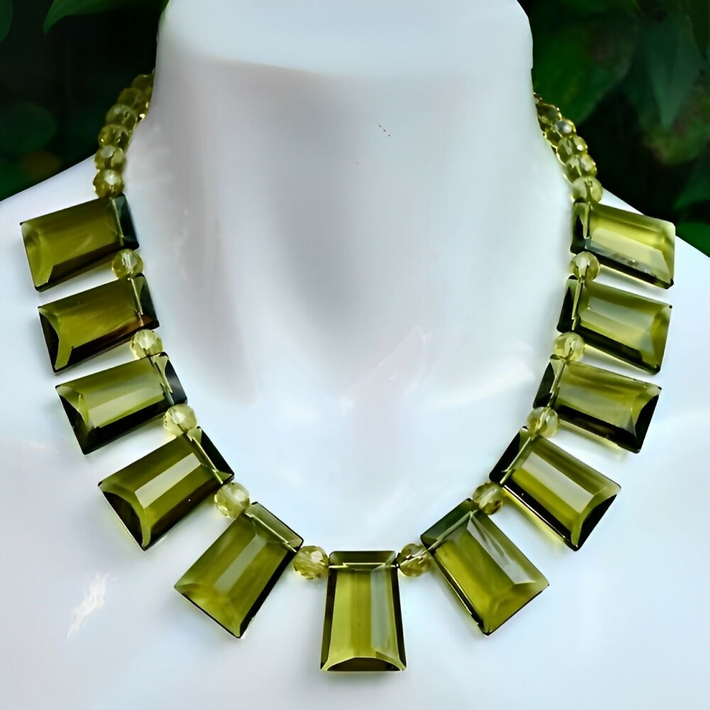 art-deco-olive-green-glass-fringe-necklace-collar-3z