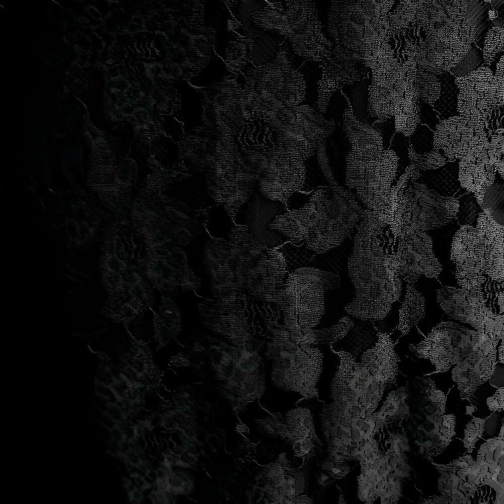 black-sleeveless-lace-dress-in-a-flower-design-with-front-ruffle-circa-1930s-8p